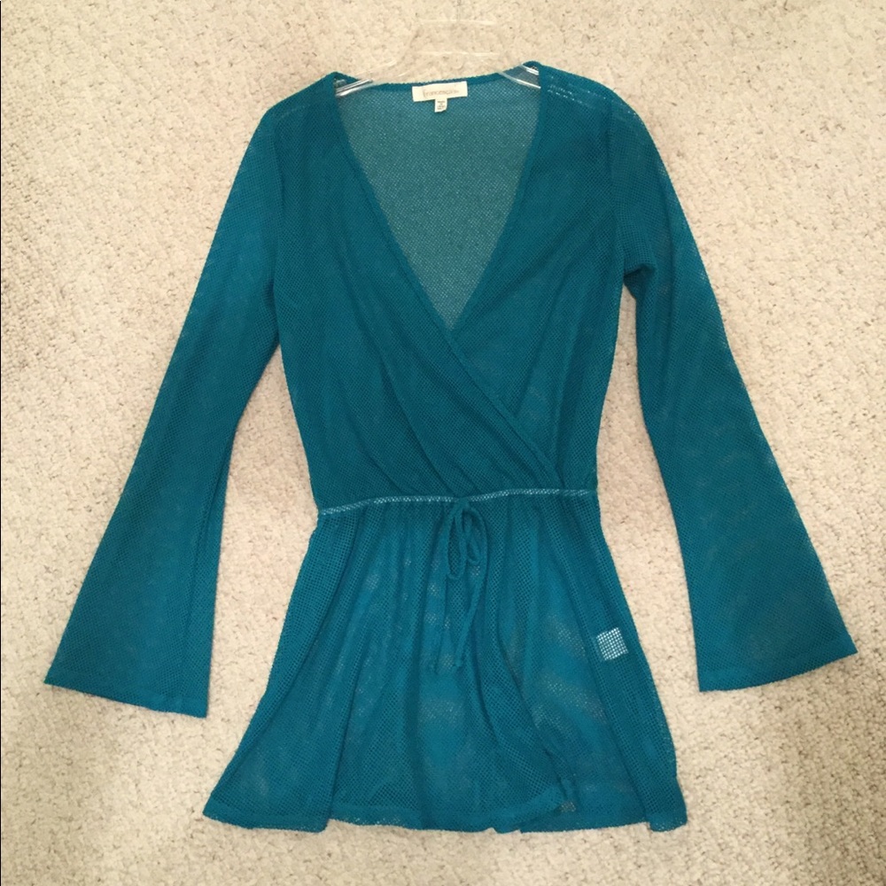 Francesca’s mesh swim coverup